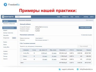 Примеры нашей практики:
 