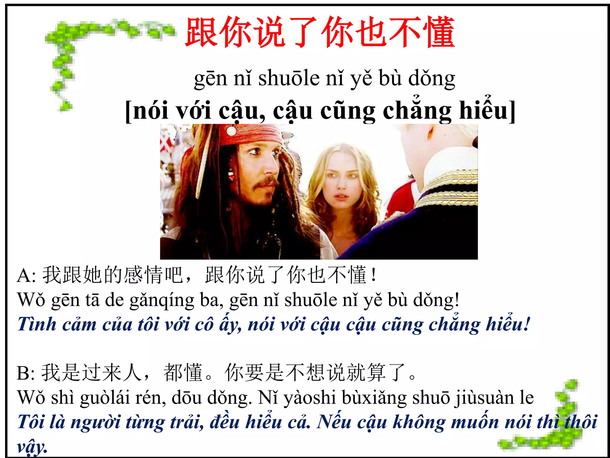 汉语常用口语 | PPT