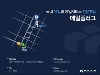 메일플러그 기업보안메일 〈메일 아카이빙〉