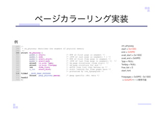ページカラーリング実装
例
 