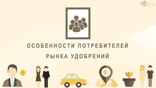 О С О Б Е Н Н О С Т И П О Т Р Е Б И Т Е Л Е Й
Р Ы Н К А У Д О Б Р Е Н И Й
 
