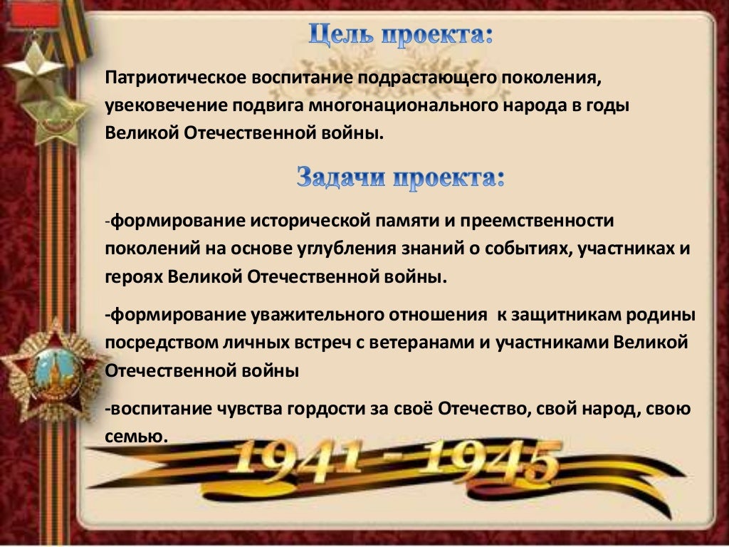Презентация проекта на грант