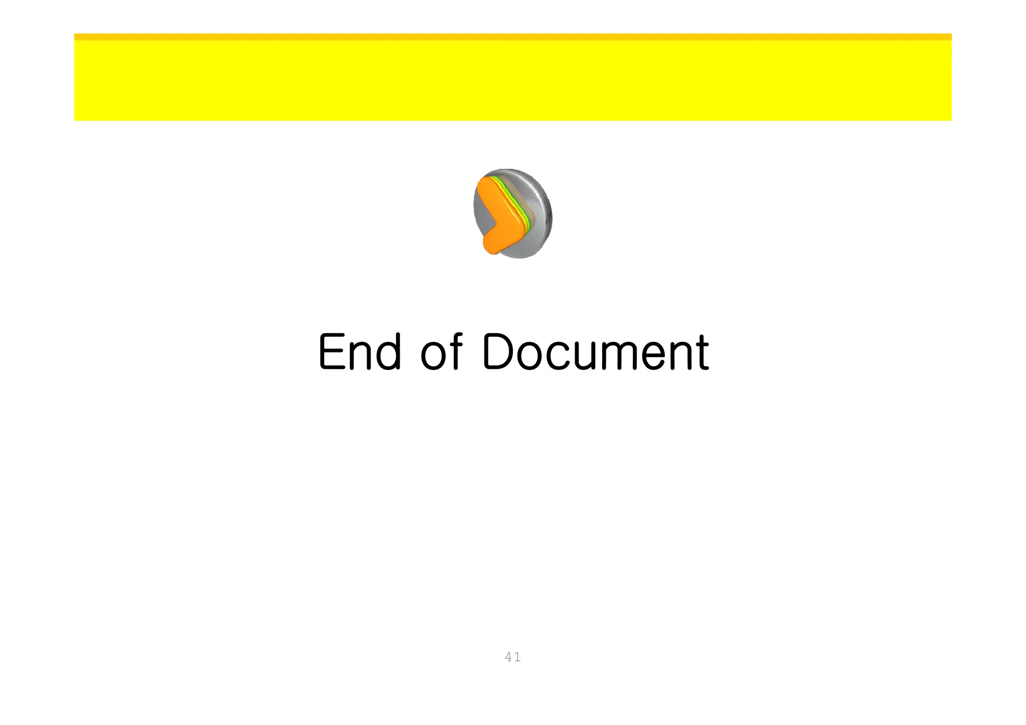 End of DocumentEnd of Document
41
 
