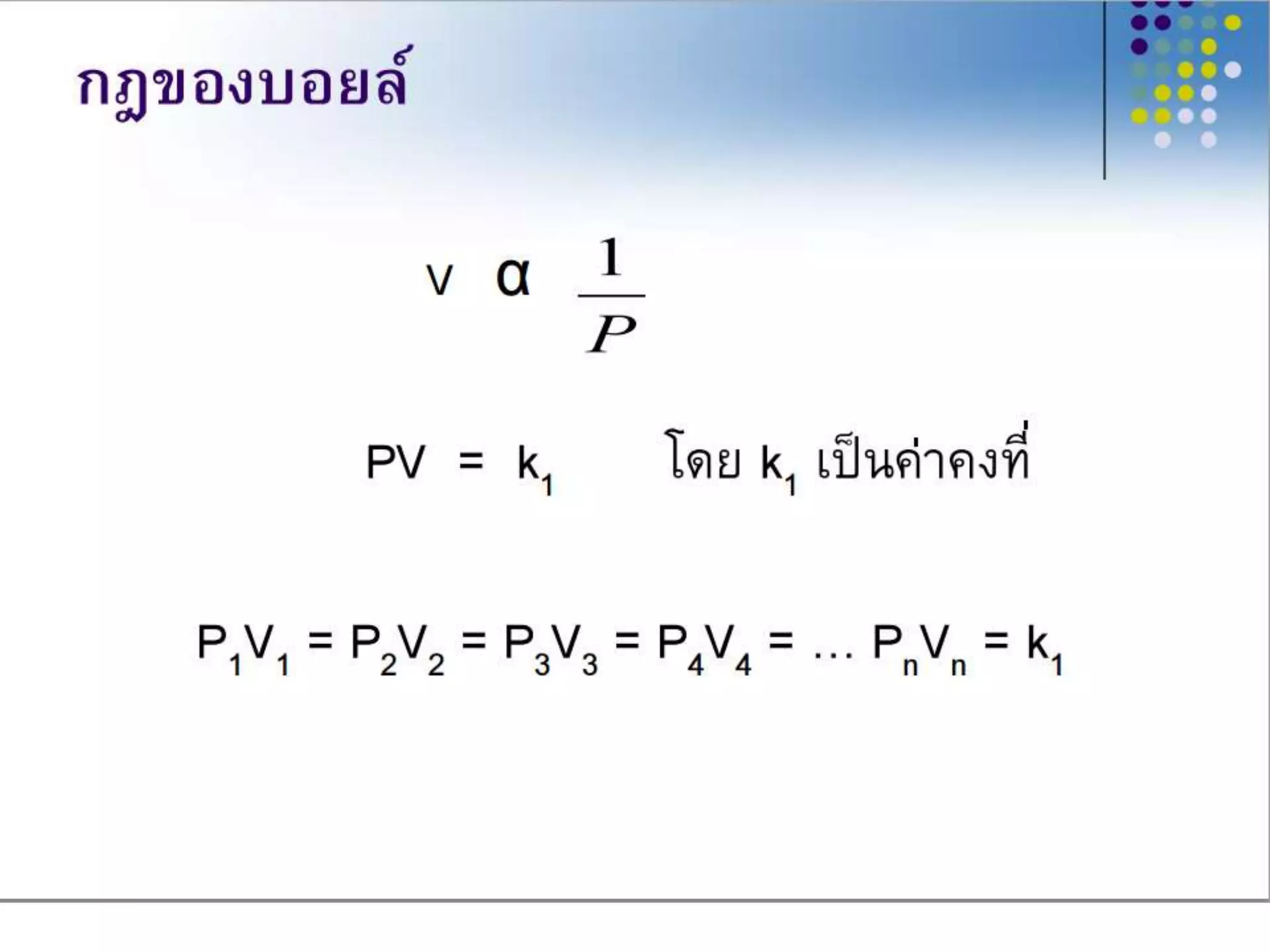 สมบัติของแก๊ส