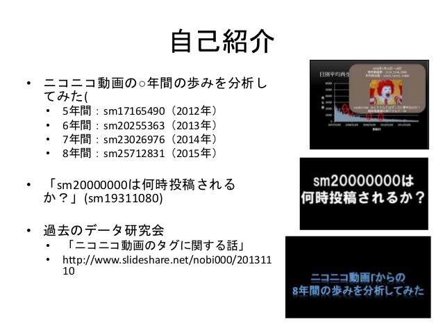 ニコ生の集計始めてみた ニコ生の集計始めてみた