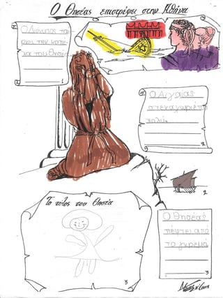 Mυθολογία Γ΄τάξης δημοτικού σε comik