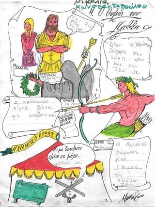 Mυθολογία Γ΄τάξης δημοτικού σε comik