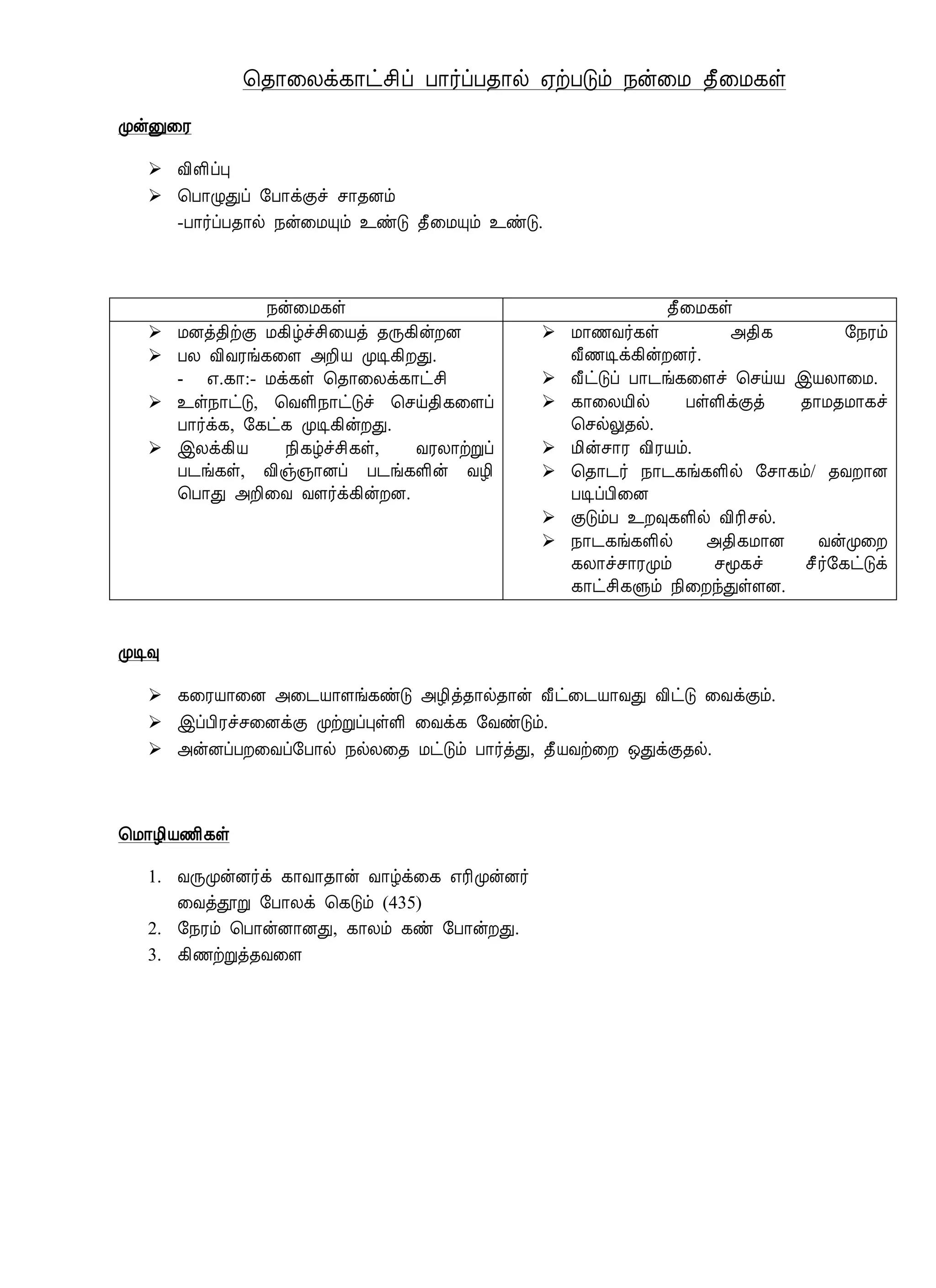 ¦¾¡¨Äì¸¡ðº¢ô À¡÷ôÀ¾¡ø ²üÀÎõ ¿ý¨Á ¾£¨Á¸û
ÓýÛ¨Ã
 Å¢Ç¢ôÒ
 ¦À¡ØÐô §À¡ìÌî º¡¾Éõ
-À¡÷ôÀ¾¡ø ¿ý¨ÁÔõ ¯ñÎ ¾£¨ÁÔõ ¯ñÎ.
¿ý¨Á¸û ¾£¨Á¸û
 ÁÉò¾¢üÌ Á¸¢úîº¢¨Âò ¾Õ¸¢ýÈÉ
 ÀÄ Å¢ÅÃí¸¨Ç «È¢Â ÓÊ¸¢ÈÐ.
- ±.¸¡:- Áì¸û ¦¾¡¨Äì¸¡ðº¢
 ¯û¿¡ðÎ, ¦ÅÇ¢¿¡ðÎî ¦ºö¾¢¸¨Çô
À¡÷ì¸, §¸ð¸ ÓÊ¸¢ýÈÐ.
 þÄì¸¢Â ¿¢¸úîº¢¸û, ÅÃÄ¡üÚô
À¼í¸û, Å¢ï»¡Éô À¼í¸Ç¢ý ÅÆ¢
¦À¡Ð «È¢¨Å ÅÇ÷ì¸¢ýÈÉ.
 Á¡½Å÷¸û «¾¢¸ §¿Ãõ
Å£½Êì¸¢ýÈÉ÷.
 Å£ðÎô À¡¼í¸¨Çî ¦ºöÂ þÂÄ¡¨Á.
 ¸¡¨ÄÂ¢ø ÀûÇ¢ìÌò ¾¡Á¾Á¡¸î
¦ºøÖ¾ø.
 Á¢ýº¡Ã Å¢ÃÂõ.
 ¦¾¡¼÷ ¿¡¼¸í¸Ç¢ø §º¡¸õ/ ¾ÅÈ¡É
ÀÊôÀ¢¨É
 ÌÎõÀ ¯È×¸Ç¢ø Å¢Ã¢ºø.
 ¿¡¼¸í¸Ç¢ø «¾¢¸Á¡É ÅýÓ¨È
¸Ä¡îº¡ÃÓõ ºã¸î º£÷§¸ðÎì
¸¡ðº¢¸Ùõ ¿¢¨ÈóÐûÇÉ.
ÓÊ×
 ¸¨ÃÂ¡¨É «¨¼Â¡Çí¸ñÎ «Æ¢ò¾¡ø¾¡ý Å£ð¨¼Â¡ÅÐ Å¢ðÎ ¨ÅìÌõ.
 þôÀ¢Ãîº¨ÉìÌ ÓüÚôÒûÇ¢ ¨Åì¸ §ÅñÎõ.
 «ýÉôÀÈ¨Åô§À¡ø ¿øÄ¨¾ ÁðÎõ À¡÷òÐ, ¾£ÂÅü¨È ´ÐìÌ¾ø.
¦Á¡Æ¢Â½¢¸û
1. ÅÕÓýÉ÷ì ¸¡Å¡¾¡ý Å¡úì¨¸ ±Ã¢ÓýÉ÷
¨ÅòàÚ §À¡Äì ¦¸Îõ (435)
2. §¿Ãõ ¦À¡ýÉ¡ÉÐ, ¸¡Äõ ¸ñ §À¡ýÈÐ.
3. ¸¢½üÚò¾Å¨Ç
 