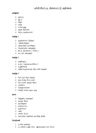 ÀûÇ¢ô§À¡ðÊ Å¢¨ÇÂ¡ðÎ «È¢ì¨¸
ÓýÛ¨Ã
 ¾¨ÄôÒ
 þ¼õ
 §¾¾¢
 ±íÌ
 ±ô¦À¡ØÐ
 «¾ý §¿¡ì¸õ
 º¢ÈôÒ ÅÕ¨¸Â¡Ç÷
¸ÕòÐ 1
 ÌØì¸Ç¡¸ô À¢Ã¢ò¾ø
 ÀÂ¢üº¢ÂÇ¢ò¾ø
 «¨ÆôÀ¢¾ø ¾Â¡Ã¢ò¾ø
 À¢ÃÓ¸÷¸¨Ç «¨Æò¾ø
 ¾¢¼ø «Äí¸¡Ãõ ( ¦¸¡Ê )
 Ü¼¡Ãõ «¨Áò¾ø
¸ÕòÐ 2
 «½¢ÅÌôÒ
 ¯¨Ã ( ¾¨Ä¨ÁÂ¡º¢Ã¢Â÷ )
 ¯Ú¾¢¦Á¡Æ¢
 «¾¢¸¡Ãôâ÷ÅÁ¡¸ò ¦¾¡¼ì¸¢ ¨Åò¾ø
¸ÕòÐ 3
 §À¡ðÊò ¦¾¡¼íÌ¾ø
 ¿¨¼¦ÀüÈ §À¡ðÊ¸û
 §À¡ðÊ¸û ÓÊó¾ §¿Ãõ
 ÀÃ¢ºÇ¢ôÒ
 ¦ÅüÈ¢Â¡Ç÷¸û
 ¦ÅüÈ¢ Å¡¨¸ ÝÊÂ ÌØ
ÓÊ×
 º¢üÚñÊ ÅÆíÌ¾ø
 ÓÊó¾ §¿Ãõ
 ¾Â¡Ã¢ò¾Å÷
 ¨¸¦Â¡ôÀõ
 ÓØô¦ÀÂ÷
 À¾Å¢
 ÀûÇ¢ô ¦ÀÂ÷
 ÅÄôÀì¸õ «È¢ì¨¸ ¾Â¡Ã¢ò¾ ¾¢¸¾¢
¦Á¡Æ¢Â½¢
1. ¯îº¢ì ÌÇ¢÷¾ø
2. ¯¼Ä¢¨É ¯Ú¾¢ ¦ºö þ¨ÄÁ¨Èì ¸¡ö §À¡Ä
 