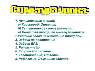 Площади Многоугольников | PPT