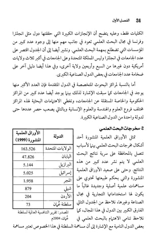 البحث العلمي بين المشرق العربي والعالم الغربي