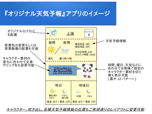 中国市場開拓 天気予報アプリカスタマイズサービス 中国市場開拓 天気予報アプリカスタマイズサービス