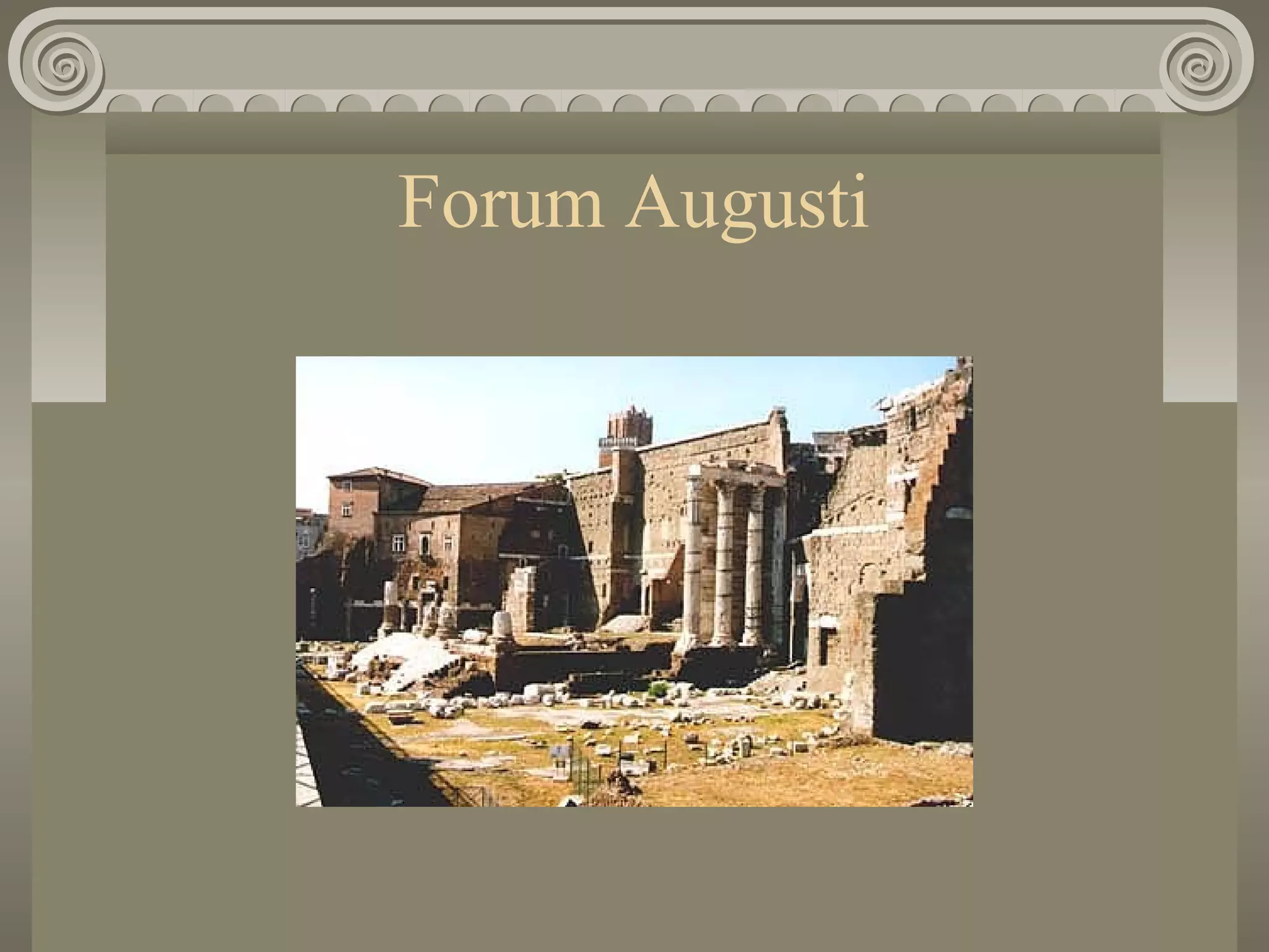 Forum Augusti
 