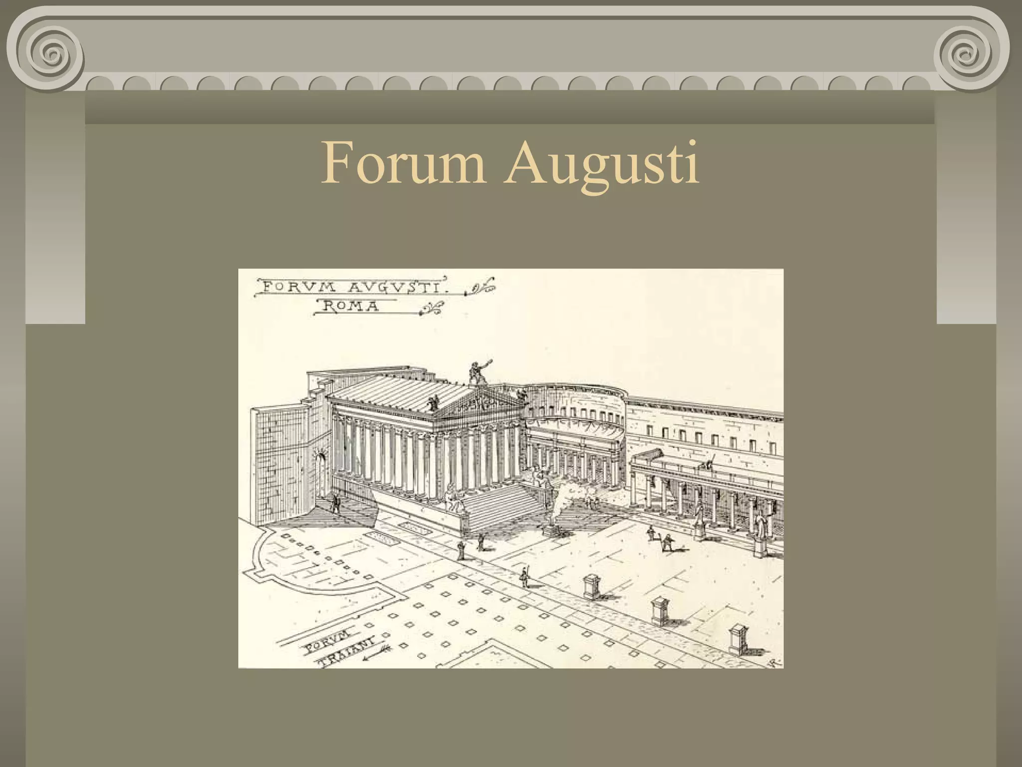 Forum Augusti
 