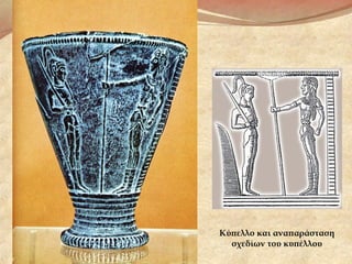 Κύπελλο και αναπαράσταση
σχεδίων του κυπέλλου
 