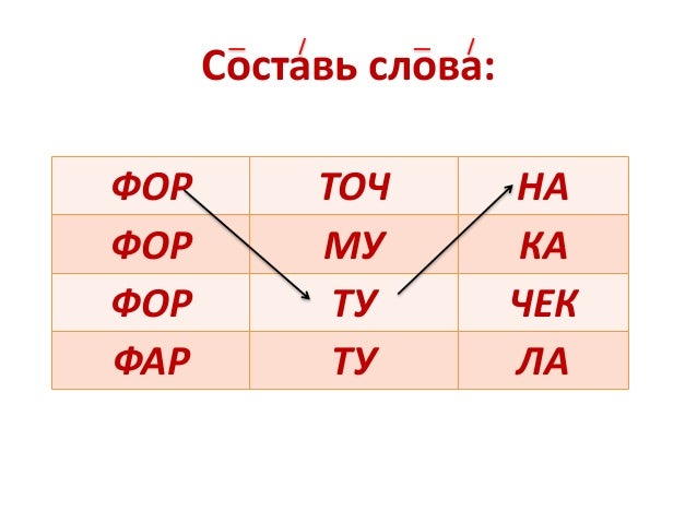Слова на фар