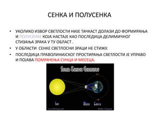 светлост и светлосне појаве | PPT