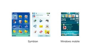 Symbian Windows mobile
 