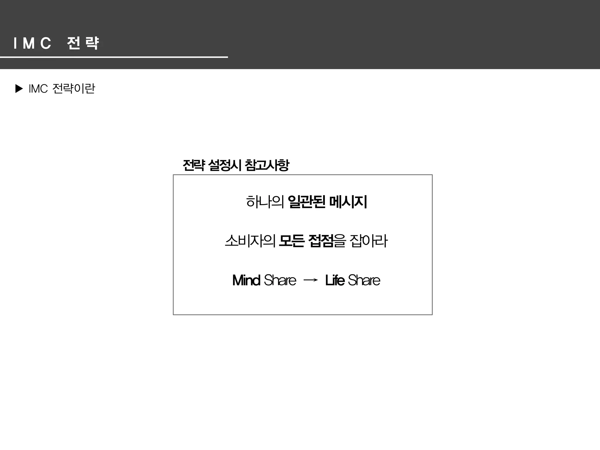 광고 기획서 겉 핥기