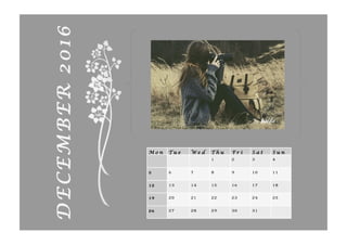 M o n T u e W e d T h u F r i S a t S u n
1 2 3 4
5 6 7 8 9 10 11
12 13 14 15 16 17 18
19 20 21 22 23 24 25
26 27 28 29 30 31
DECEMBER2016
baidu
 