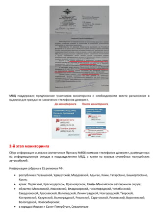 Итоговый Отчет По Мониторингу Подразделений МВД В 2015г. | PDF
