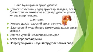 нойр булчирхай | PPT
