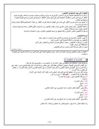 - 33 -
‫ب‬ ‫ي‬ ‫ي‬ ‫ل‬ ‫ل‬:‫يص‬ ‫ل‬ ‫في‬ ‫ع‬ ‫ت‬
0‫ء‬ ‫ل‬ ‫ـ‬‫ي‬ ‫ت‬ ‫م‬ ‫ي‬ ‫في‬ ,‫فه‬ ‫أه‬ ‫نه‬ ‫م‬ ‫ي‬ ‫س‬ ‫ني‬ ‫م‬ ‫ك‬ ‫م‬ ‫ء‬ ‫ق‬ ‫ي‬ ‫ﻷص‬ ‫ص‬ ‫ل‬ ‫ء‬ ‫ق‬ ‫هي‬ ‫ل‬ ‫في‬ ‫اس‬
‫أ‬ ‫ت‬ ‫خ‬ ‫ضع‬ )‫ص‬ ‫ل‬ ‫في‬ ‫ي‬ ‫ئي‬ ‫ل‬ ‫لأف‬ ‫ش‬ ‫م‬ ‫يل‬ ‫ت‬ ‫ي‬ ‫ل‬ ‫(أ‬ ‫حي‬ ‫ل‬ ‫ل‬ ،‫ص‬ ‫ل‬ ‫في‬ ‫ي‬ ‫ئي‬ ‫ل‬ ‫ﻷف‬
.‫مش‬ ‫ل‬ ‫في‬ ‫ض‬
4-‫م‬ ‫ه‬ ‫ه‬ ‫م‬ ‫بين‬ ‫يي‬ ‫ل‬‫ه‬ ‫ي‬ ‫أه‬ ‫ﻷقل‬ ‫ف‬ ‫م‬ ‫ل‬ ‫ف‬ ‫ﻷهم‬ ‫خا‬ ‫من‬ ‫ﻷف‬ ‫تب‬ ‫ف‬ , ‫ب‬ ‫ل‬ ‫ل‬ ‫في‬ ‫ح‬ ‫ي‬ ‫ل‬ ‫ﻷف‬ ‫ن‬
. ‫ي‬ ‫ض‬ ‫ليس‬ ‫ه‬ ‫م‬
0‫،حيث‬ ‫يص‬ ‫ل‬ ‫ب‬ ‫ك‬ ‫ـ‬‫بك‬ ‫س‬ ‫ب‬ ‫غ‬ ‫صي‬ ‫ع‬ ‫لأف‬ ‫ي‬ ‫ل‬ ‫ي‬ ‫اس‬ ‫من‬ ‫يص‬ ‫ل‬ ‫ب‬ ‫ي‬ ، ‫ن‬ ‫ج‬ ‫ي‬ ‫ﻷص‬ ‫ص‬ ‫ل‬ ‫ب‬ ‫ي‬
‫أ‬ ‫ف‬ ‫ض‬ ‫ب‬ ‫ي‬ ‫ب‬ ‫ل‬.‫يل‬ ‫ت‬
2. ‫س‬ ‫ل‬ ‫يا‬ ‫ل‬ ‫ء‬ ‫ج‬ ،‫لأصل‬ ‫يص‬ ‫ل‬ ‫ص‬ ‫من‬ ‫ق‬ ‫ل‬ ‫لك‬ ،‫ي‬ ‫ﻷص‬ ‫ص‬ ‫ل‬ ‫ب‬ ‫يص‬ ‫ل‬ ‫ن‬ ‫م‬ ‫ـ‬
:‫يص‬ ‫ل‬ ‫ش‬
‫إ‬. ‫م‬ ‫غي‬ ‫ي‬ ‫أ‬ ، ‫ي‬ ‫ا‬ ‫ح‬ ‫ي‬ ‫ﻷص‬ ‫ض‬ ‫ل‬ ‫في‬ ‫يف‬ ‫ل‬ ‫يل‬ ‫ل‬ ‫ي‬ ‫ا‬
‫إ‬. ‫ل‬ ‫ض‬ ‫ا‬ ‫ي‬ ‫ل‬ ‫ل‬ ‫ﻷم‬ ،‫مش‬ ‫ل‬ ‫من‬ ‫ص‬ ‫ل‬
‫إ‬‫ل‬. ‫آخ‬ ‫ع‬ ‫ص‬ ‫ل‬ ‫ض‬ ‫ل‬ ‫من‬ ‫م‬ ‫ق‬ ‫غ‬ ‫ي‬ ‫ا‬ ‫يث‬ ‫ب‬ ، ‫يص‬ ‫ل‬ ‫ف‬ ‫بين‬
‫إ‬. ‫ل‬ ‫ه‬ ‫ج‬ ‫ع‬ ‫ف‬ ‫ل‬
‫إ‬‫يص‬ ‫ل‬ ‫ب‬ ‫ق‬ ‫من‬ ‫س‬ ‫ب‬ ‫ص‬ ‫ل‬ ‫غ‬ ‫صي‬ ‫ت‬ ‫أ‬ ‫ب‬ ‫ي‬.
‫ع‬ ‫م‬
‫أف‬ *‫ت‬ ‫ﻷس‬ ‫من‬ ‫ي‬ ‫ك‬ ‫ي‬ ‫ك‬ ‫ع‬ ‫ب‬ ‫ﻹج‬ ‫يع‬ ‫ت‬ ‫ح‬ ، ‫ل‬ ‫من‬ ‫م‬ ‫م‬ ‫ف‬ ‫في‬ ‫يص‬ ‫ل‬ ‫ي‬ ‫أ‬ ‫ل‬‫ك‬ ‫ي‬ ‫ت‬ ‫ل‬ ‫يف‬
. ‫ه‬ ‫ي‬ ‫م‬
3-‫إش‬‫أ‬‫اخ‬
: ‫ا‬ ‫م‬ ‫لك‬ ‫ك‬ ‫أ‬ ‫ضيح‬ ‫ل‬ ، ‫اخ‬ ‫أ‬ ‫ﻹش‬ ‫ب‬ ‫هي‬ ‫ظ‬ ‫ل‬ ‫في‬ ‫ا‬ ‫ل‬ ‫ت‬ ‫من‬
-‫فع‬ ‫ف‬ ، ‫م‬ ‫ئي‬ ‫ي‬ ‫كي‬ ‫ن‬ ‫ع‬ ‫ل‬ ‫ج‬ ‫ض‬ ‫خ‬ ‫فع‬ ‫ثي‬ ‫ت‬ ‫ظ‬ ‫ح‬ ‫في‬ ‫م‬ ‫ي‬ ‫ج‬ ‫ء‬ ‫ي‬ ‫ي‬ ‫ل‬ ‫في‬ ‫بع‬ ‫ل‬ ‫ل‬ ‫ل‬ ‫في‬
‫ك‬ ‫ي‬ ‫ل‬ ‫ات‬ ‫في‬ ‫ل‬ ‫ي‬ ‫ي‬ ‫ل‬ ‫ج‬‫ص‬ ‫م‬ ‫ك‬ ‫ل‬ ‫ات‬ ‫في‬ ‫ل‬‫س‬ ‫ل‬ ، ‫ل‬
. ‫ل‬ ‫ج‬ ‫ض‬ ‫خ‬ ‫ع‬
‫ي‬ ‫ك‬ ‫أت‬ ‫ئ‬ ‫أخ‬ ‫ت‬ ‫ك‬ ‫ي‬ ‫ل‬ ‫هي‬ ‫ك‬ ‫أح‬ ‫أ‬ ‫م‬ ‫من‬ ‫أك‬ ‫لت‬ ‫ح‬. ‫ﻷس‬ ‫ع‬ ‫ب‬ ‫ﻹج‬ ‫ء‬ ‫أث‬
‫اخ‬ ‫ه‬ ‫ب‬ ‫لك‬ ‫ل‬" :‫ط‬ ‫م‬ ‫ع‬: ‫ل‬ ‫م‬ ‫ت‬ ‫هي‬ ، "
‫لا‬‫ل‬ ‫ج‬ ‫فع‬ : ‫ي‬ ‫ت‬ ‫ين‬ ‫ل‬ ‫ك‬ ‫في‬
{‫ع‬: }
‫ء‬ ‫ل‬‫ل‬ :
‫لا‬‫فع‬ ‫ل‬ :
‫ين‬ ‫ل‬‫ي‬ ‫ع‬ :
. ‫ي‬ ‫ل‬ ‫ات‬ ‫في‬ ‫ي‬ ‫ي‬ ‫فع‬ ‫ل‬ ‫ع‬ ‫ل‬ ‫ل‬ ‫ل‬ : ‫ي‬ ‫ي‬ ‫لك‬
{‫ط‬ ‫م‬}
‫يم‬ ‫ل‬‫ل‬ ‫م‬ :
‫لا‬‫فع‬ ‫ل‬ :
‫ل‬‫ء‬:
‫ل‬ ‫ل‬ : ‫ي‬ ‫ي‬ ‫لك‬. ‫ل‬ ‫ات‬ ‫في‬ ‫ي‬ ‫ي‬ ‫فع‬ ‫ل‬ ‫ع‬ ‫ل‬
‫ب‬ ‫ض‬ ‫ل‬ ‫ع‬ ‫ثي‬ ‫ل‬ ‫ج‬ ‫ن‬ ، ‫فع‬ ‫ل‬ ‫ع‬ ‫ثي‬ ‫ل‬ ‫ح‬-‫ﻷ‬‫نه‬. ‫س‬ ‫ل‬
 
