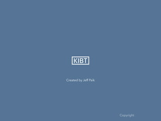 Created by Jeff Paik
Copyright
 