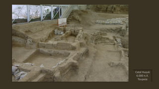 Παλαιολιθικά και Νεολιθικά κτίσματα και οικισμοί