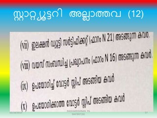 ോറ്റയൂട്െി അലലാത്തവ (12)
10/18/2015 57
RADHAKRISHNAN PG
9447897281
 