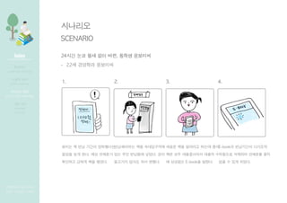 24?? ?? ?? ?? ??, ??? ????
????
SCENARIO
- 22? ???? ????
??? ? ?? ??? ?????
??? ?? ??. ?? ????
???? ??? ?? ???.
?????? ?? ??????
?? ?? ???? ???. ??
???? ??? ?? ???.
1. 2. 3. 4.
??? ?? ???? ??? ??
?? ?? ?????? ??? ?
? ???? E-book? ???.
E-book? ????? ????
???? ???? ???? ??
?? ? ?? ???.
Index
[????? ??? ???]
??? | ??? | ???
????
???? ?? ??? ??
??? ??
????, ?????
???? ??
???, ????, ??? ???
?? ??
??????
??? ??
 