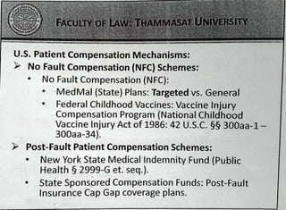 ระบบชดเชยความเสียหายโดยไม่พิสูจน์ความผิดในประเทศสหรัฐอเมริกา 