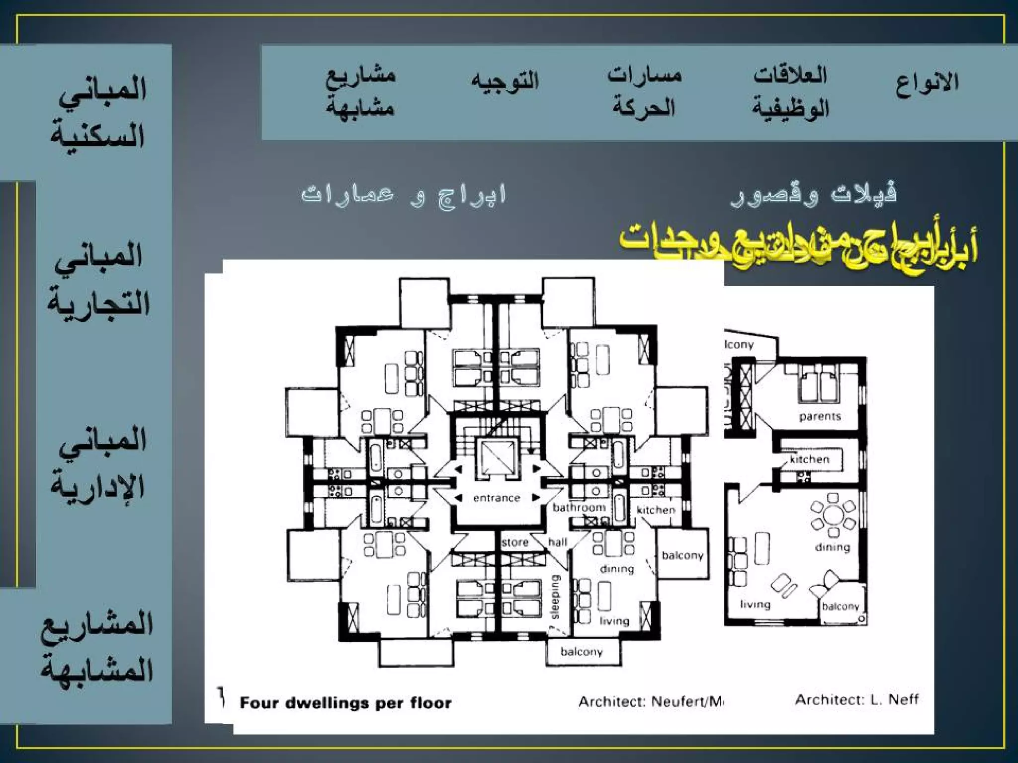 اسس تصميم المبانى التجارية الادارية السكنية | PDF