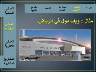 اسس تصميم المبانى التجارية الادارية السكنية