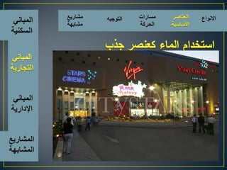 اسس تصميم المبانى التجارية الادارية السكنية