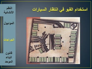 اسس تصميم المبانى التجارية الادارية السكنية