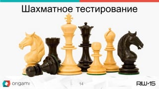 Шахматное тестирование
14
 