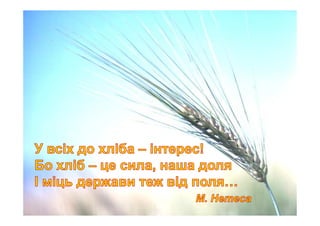 СИСТЕМА ТЕХНОЛОГІЙ ЗБЕРІГАННЯ ЗЕРНА