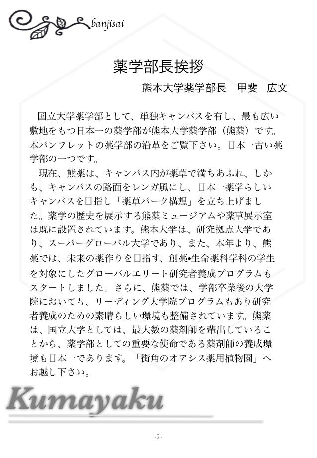 パンフレット 蕃滋祭 パンフレット 蕃滋祭
