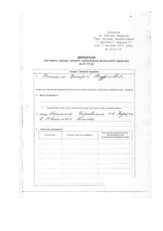 декларація валерій мечкало