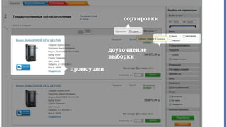 доуточнение
выборки
сортировки
промоушен
 