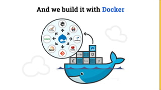 And we build it with Docker
 