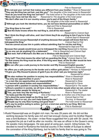 قصة سجين زندا لغة انجليزية للثانوية العامة