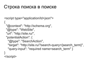 Представление сайта в поиске, Сергей Лысенко, лекция в Школе вебмастеров Яндекса