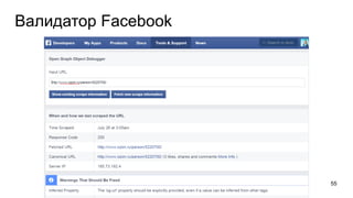 Валидатор Facebook
55
 