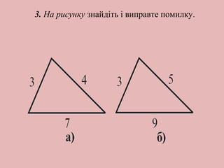 3. На рисунку знайдіть і виправте помилку.
 