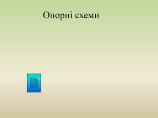 Опорні схеми
 
