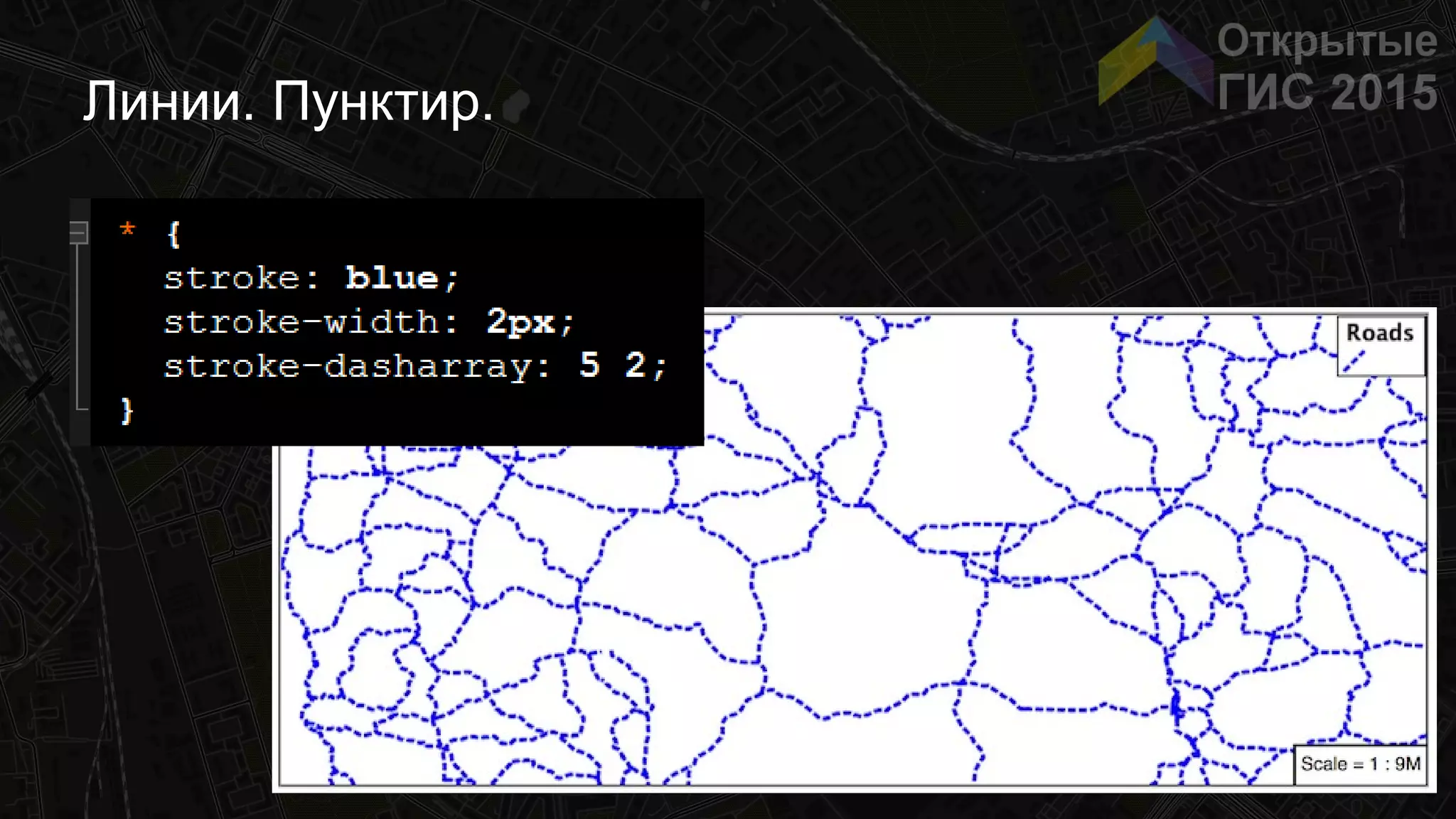 Линии. Пунктир.
 