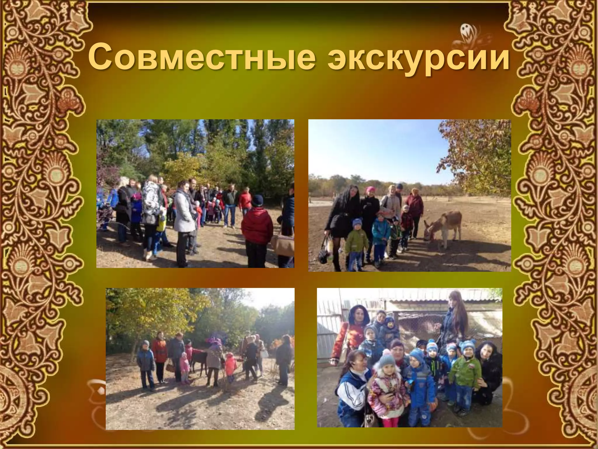 Совместные экскурсии
 