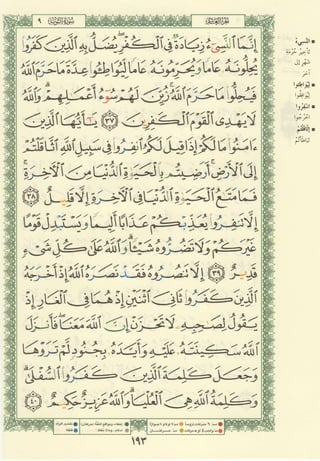 مصـحـف التجــويـد الملون - القران الكريم 